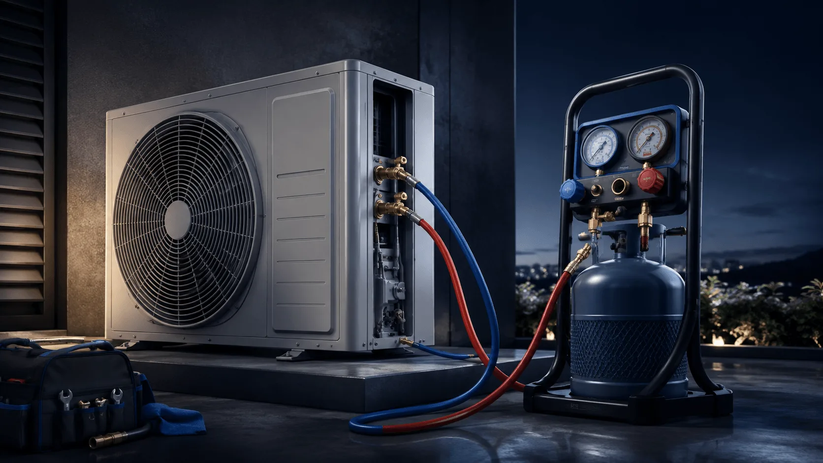 Air conditioning gas refill in Valencia