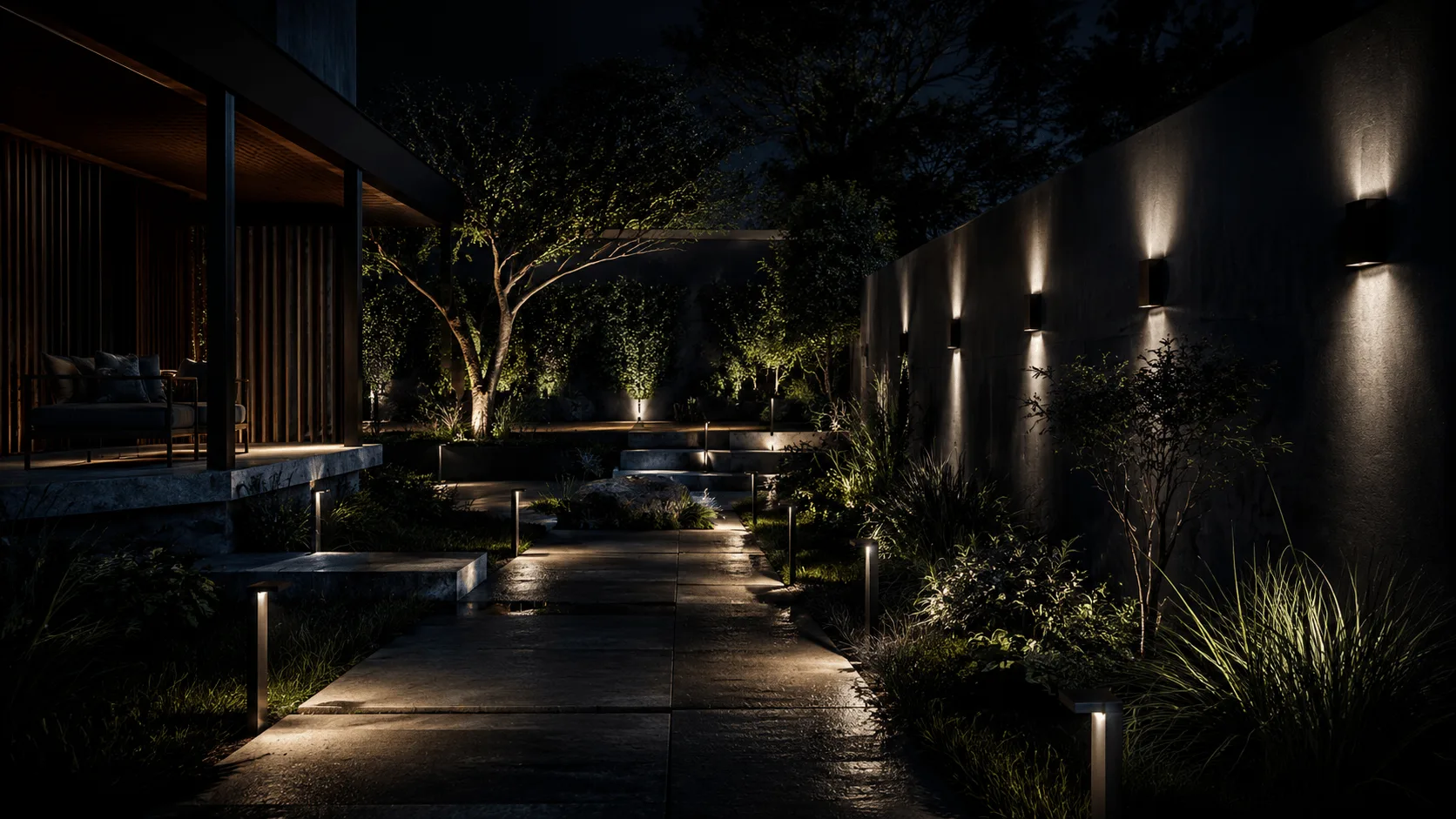Outdoor and garden lighting in Valencia